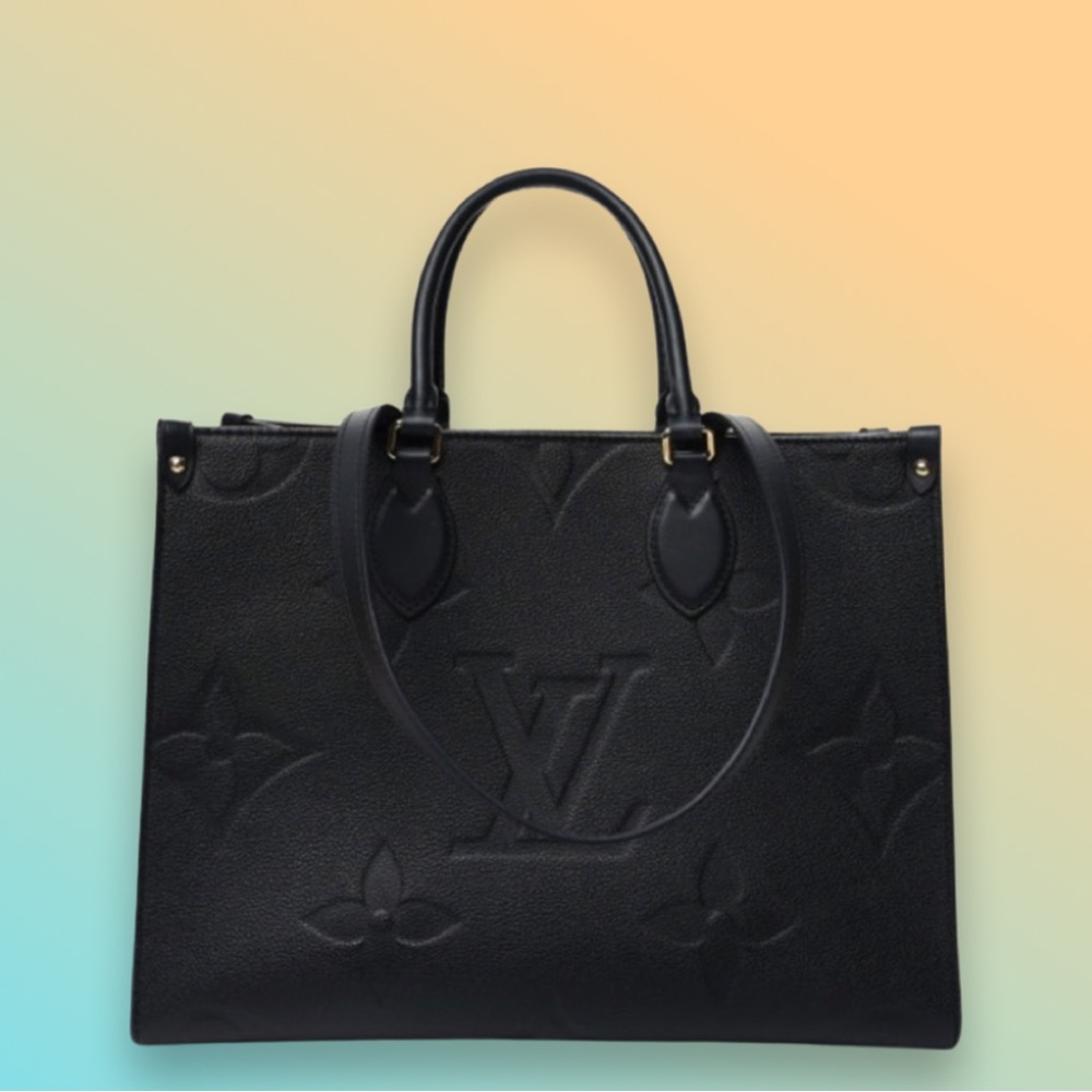Louis Vuitton On The Go MM Black Empreinte - Picture 1 of 12